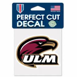 University Of Louisiana Monroe Warhawks - 4x4 Die Cut Decal