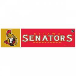 Ottawa Senators - 3x12 Bumper Sticker Strip