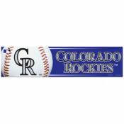 Colorado Rockies - 3x12 Bumper Sticker Strip