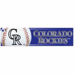 Colorado Rockies - 3x12 Bumper Sticker Strip