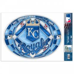 Kansas City Royals - Stained Glass 11x17 Ultra Decal