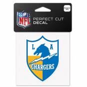 Los Angeles Chargers 2020 Shield Logo - 4x4 Die Cut Decal