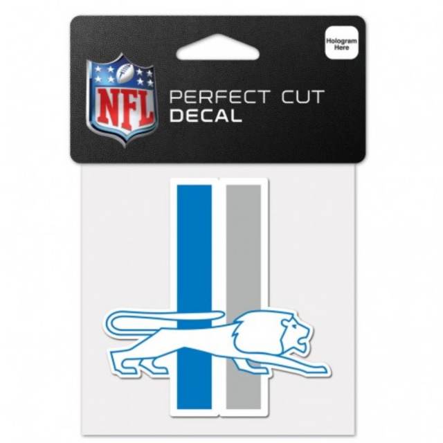 Detroit Lions 4x4 Retro Logo Decal at Vintage Detroit Collection