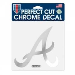 Atlanta Braves - 6x6 Chrome Die Cut Decal