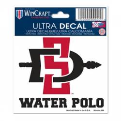 San Diego State University Aztecs Water Polo - 3x4 Ultra Decal