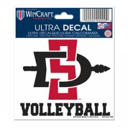 San Diego State University Aztecs Volleyball - 3x4 Ultra Decal