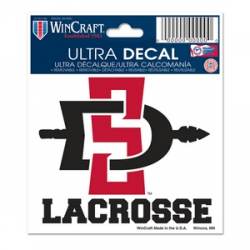 San Diego State University Aztecs Lacrosse - 3x4 Ultra Decal