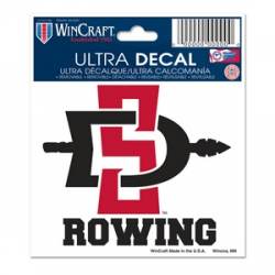 San Diego State University Aztecs Rowing - 3x4 Ultra Decal