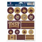 Texas State University Bobcats - 5x7 Sticker Sheet