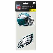 Philadelphia Eagles - Set of Two 4x4 Die Cut Decals