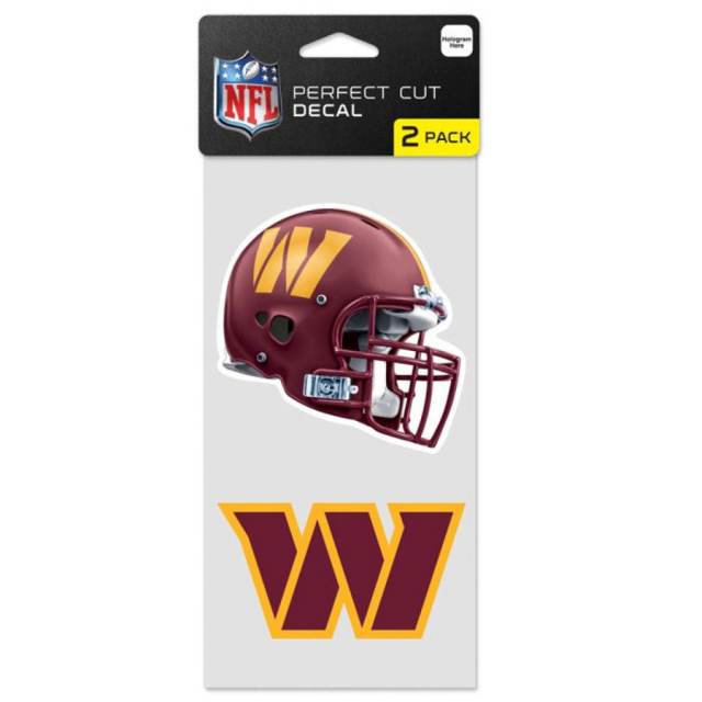 Helmet Decals for Sunday - Washington Commanders