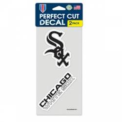 Chicago White Sox - Set of Two 4x4 Die Cut Decals