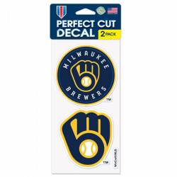 Milwaukee Brewers Glove Vinyl Die Cut Car Decal Sticker - FREE SHIPPING