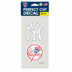 New York Yankees - Set of Two 4x4 Die Cut Decals