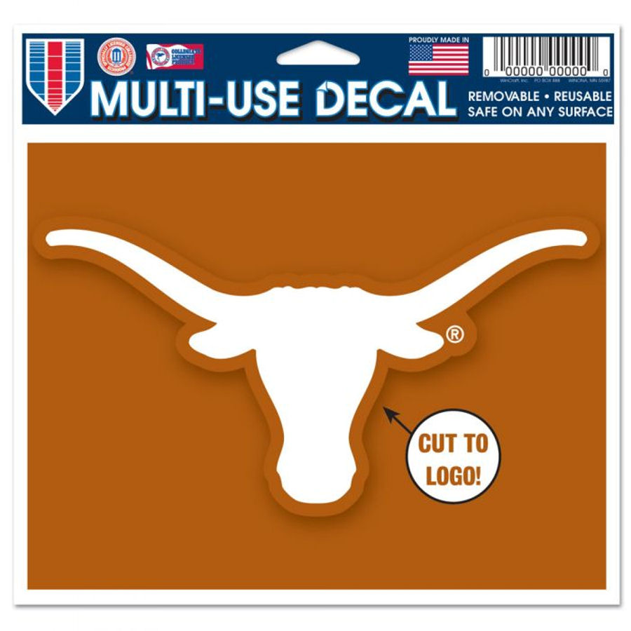 University Of Texas Longhorns Logo - 4.5x5.75 Die Cut Ultra Decal At ...