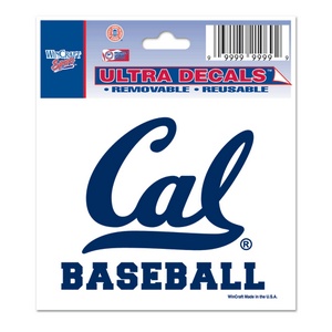 University Of California Golden Bears Baseball - 3x4 Ultra Decal at ...