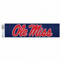 University Of Mississippi Ole Miss Rebels - 3x12 Bumper Sticker Strip
