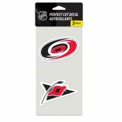 Carolina Hurricanes - Set of Two 4x4 Die Cut Decals