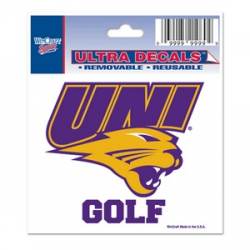 Northern Iowa University Panthers Golf - 3x4 Ultra Decal