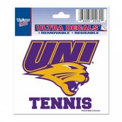Northern Iowa University Panthers Tennis - 3x4 Ultra Decal