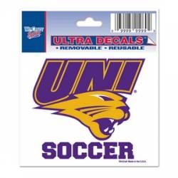 Northern Iowa University Panthers Soccer - 3x4 Ultra Decal