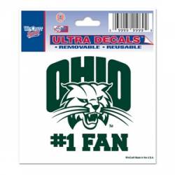Ohio University Bobcats #1 Fan - 3x4 Ultra Decal