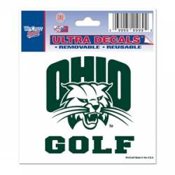 Ohio University Bobcats Golf - 3x4 Ultra Decal