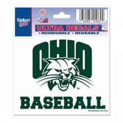Ohio University Bobcats Baseball - 3x4 Ultra Decal