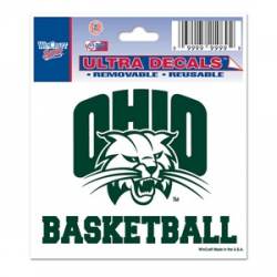 Ohio University Bobcats Basketball - 3x4 Ultra Decal