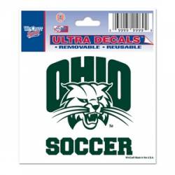 Ohio University Bobcats Soccer - 3x4 Ultra Decal
