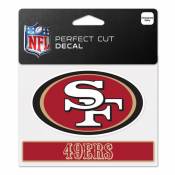 San Francisco 49ers - 4x5 Die Cut Decal