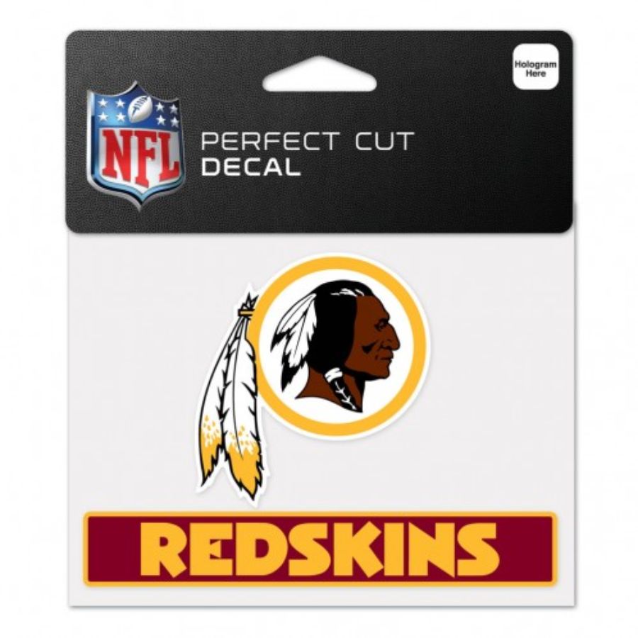 Washington Redskins - 4x5 Die Cut Decal at Sticker Shoppe