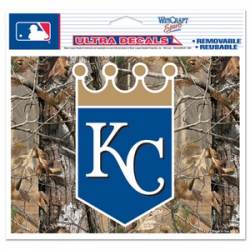 Kansas City Royals Bat Flag Perfect Cut Color Decal 5 x 6 by