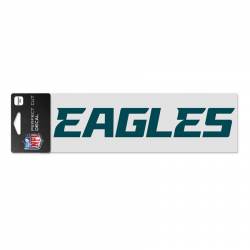 Philadelphia Eagles Script Logo - 3x10 Die Cut Decal