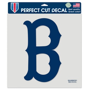 Boston Red Sox Retro Logo - 8x8 Full Color Die Cut Decal at Sticker Shoppe