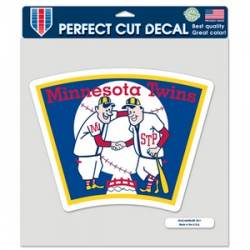 Minnesota Twins Retro - 8x8 Full Color Die Cut Decal