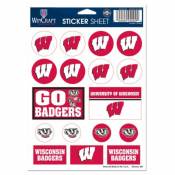 University Of Wisconsin Badgers - 5x7 Sticker Sheet