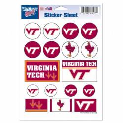Virginia Tech Hokies - 5x7 Sticker Sheet