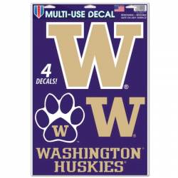 University Of Washington Huskies - Set Of 4 Ultra Decals