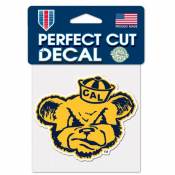 University Of California Golden Bears Retro Head - 4x4 Die Cut Decal