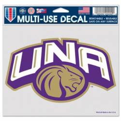 University of North Alabama Lions - 5x6 Ultra Decal