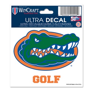 University Of Florida Gators Golf - 3x4 Ultra Decal at Sticker Shoppe