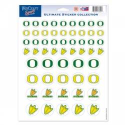 University Of Oregon Ducks - 8.5x11 Sticker Sheet