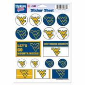 West Virginia University Mountaineers - 5x7 Sticker Sheet