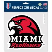 Miami University Redhawks - 8x8 Full Color Die Cut Decal