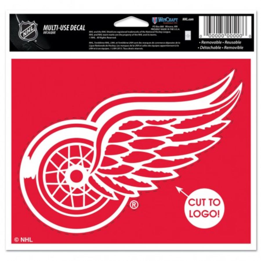 Detroit Red Wings 45x575 Die Cut Ultra Decal At Sticker Shoppe