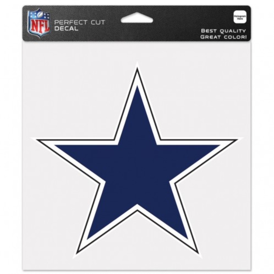 Dallas Cowboys Retro Star Logo 8x8 Full Color Die Cut Decal At