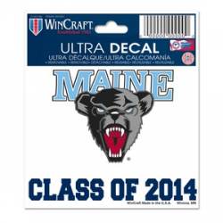 University Of Maine Black Bears Class Of 2014 - 3x4 Ultra Decal