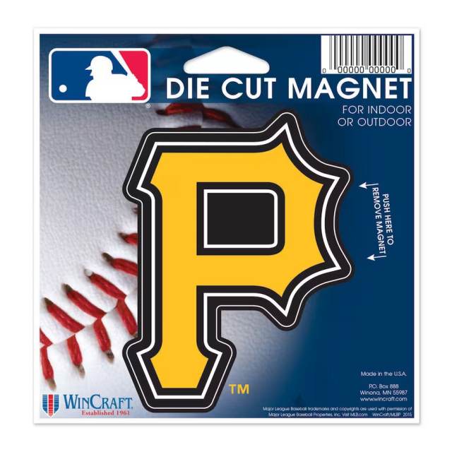 Pittsburgh Pirates Decal 4x4 Perfect Cut Color