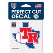 Texas Rangers Retro Logo - 4x4 Die Cut Decal